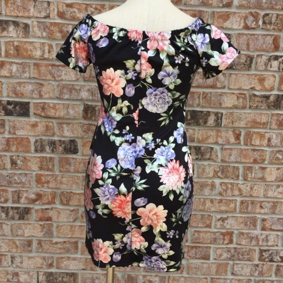 NWT J for Justify Floral Mini Dress M - Picture 3 of 6